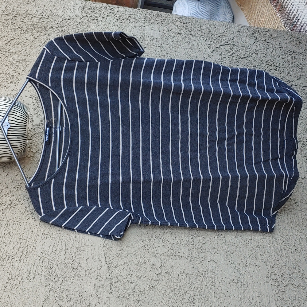 Stitchfix Medium Grey Striped Tee